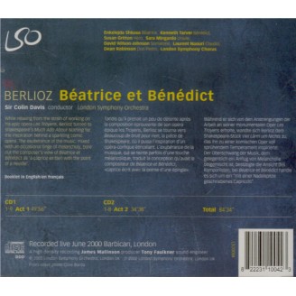 BERLIOZ - Davis - Béatrice et Bénédict..